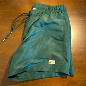 Bather Men’s Swim Trunks Green Large L